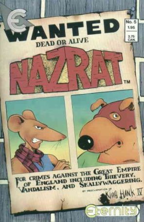 Nazrat 5 published by Eternity with cover art by Jerry Frazee