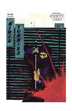Ninja Funnies 1 published by Eternity with cover art by Dale W. Berry