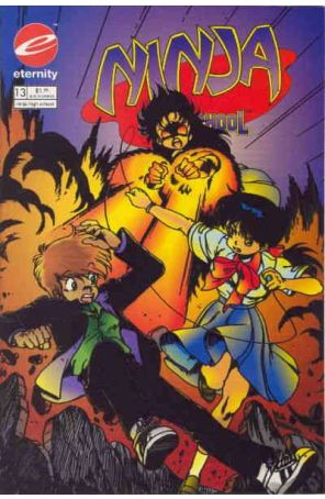 Ninja High School in Color 13 published by Eternity with cover art by Ben Dunn