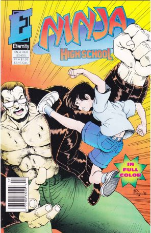 Ninja High School in Color 7 (Newsstand) published by Eternity with cover art by Ben Dunn