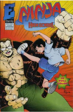 Ninja High School in Color 7 published by Eternity with cover art by Ben Dunn