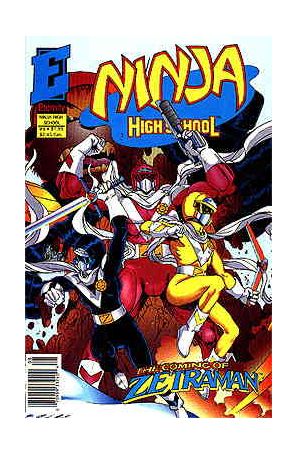 Ninja High School in Color 8 (Newsstand) published by Eternity with cover art by Ben Dunn