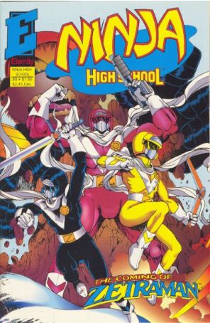 Ninja High School in Color 8 published by Eternity with cover art by Ben Dunn