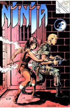 Ninja 2 published by Eternity with cover art by Kevin Farrell