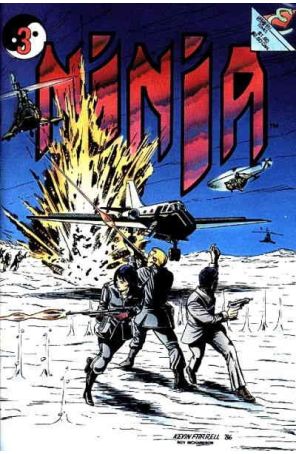 Ninja 3 published by Eternity with cover art by Kevin Farrell