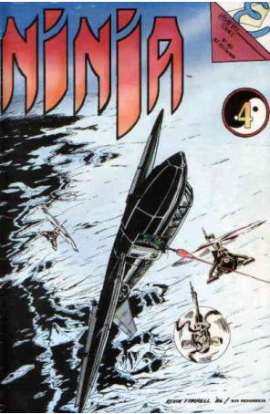 Ninja 4 published by Eternity with cover art by Kevin Farrell