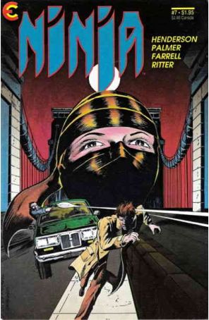 Ninja 7 published by Eternity with cover art by Kevin Farrell