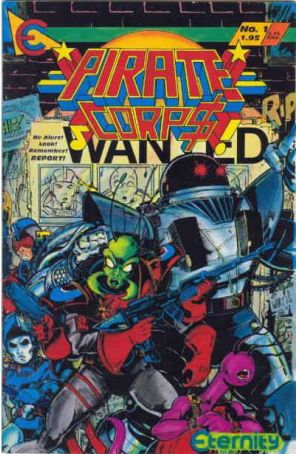 Pirate Corp$ (1st Series) 1 published by Eternity with cover art by Evan Dorkin