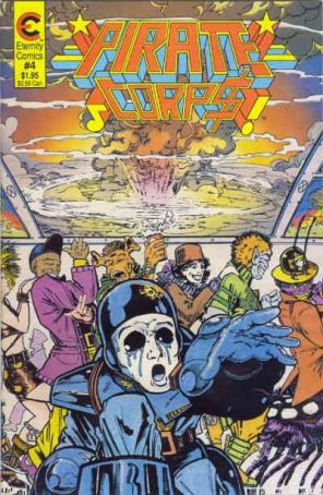 Pirate Corp$ (1st Series) 4 published by Eternity with cover art by Evan Dorkin