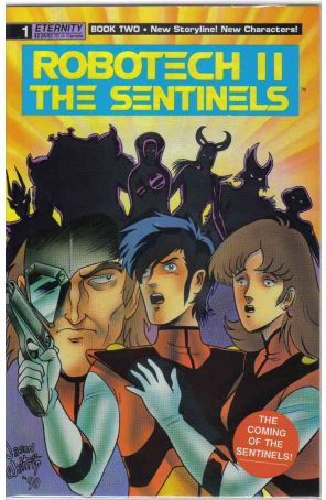 Robotech II: The Sentinels Book II 1 published by Eternity with cover art by Jason Waltrip