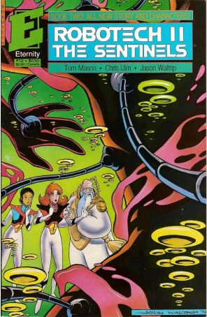Robotech II: The Sentinels Book II 12 published by Eternity with cover art by John Waltrip