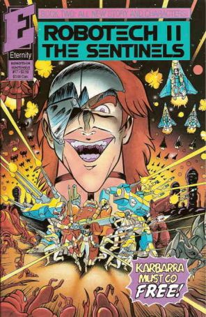 Robotech II: The Sentinels Book II 17 published by Eternity with cover art by Jason Waltrip