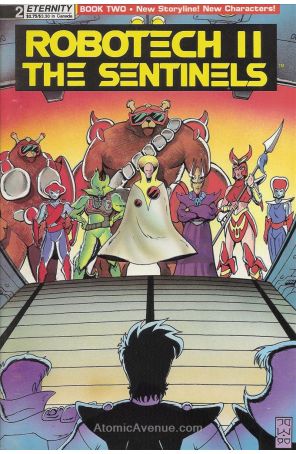 Robotech II: The Sentinels Book II 2 published by Eternity with cover art by John Waltrip