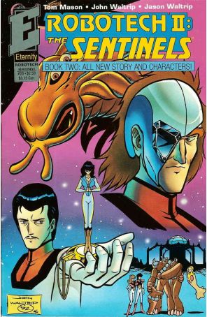 Robotech II: The Sentinels Book II 20 published by Eternity with cover art by John Waltrip