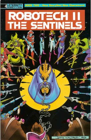 Robotech II: The Sentinels Book II 4 published by Eternity with cover art by John Waltrip