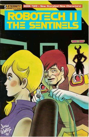 Robotech II: The Sentinels Book II 5 published by Eternity with cover art by Jason Waltrip
