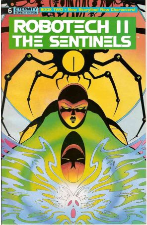 Robotech II: The Sentinels Book II 6 published by Eternity with cover art by John Waltrip