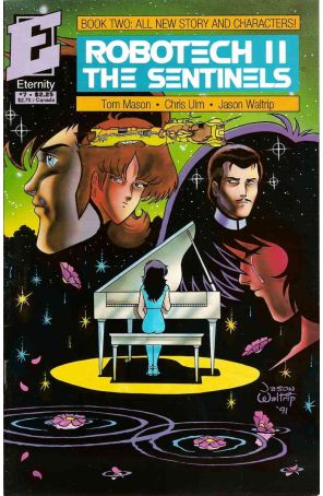 Robotech II: The Sentinels Book II 7 published by Eternity with cover art by Jason Waltrip
