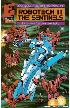 Robotech II: The Sentinels Book II 8 published by Eternity with cover art by John Waltrip