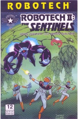Robotech II: The Sentinels Book III 12 published by Academy with cover art by Jason Waltrip