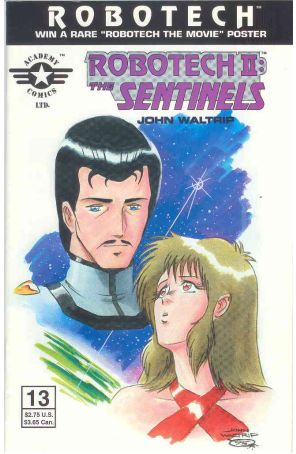 Robotech II: The Sentinels Book III 13 published by Academy with cover art by John Waltrip