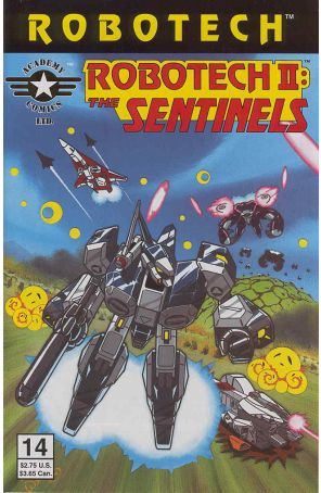 Robotech II: The Sentinels Book III 14 published by Academy with cover art by Jason Waltrip
