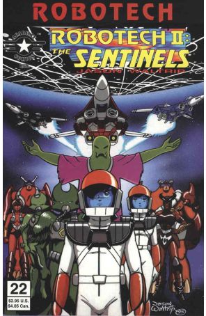 Robotech II: The Sentinels Book III 22 published by Academy with cover art by Jason Waltrip