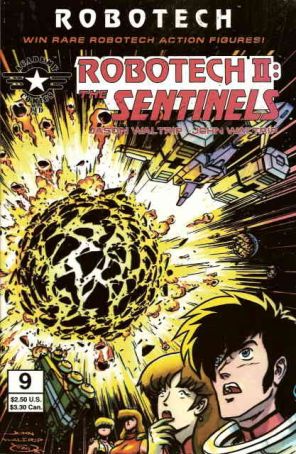 Robotech II: The Sentinels Book III 9 published by Academy with cover art by John Waltrip