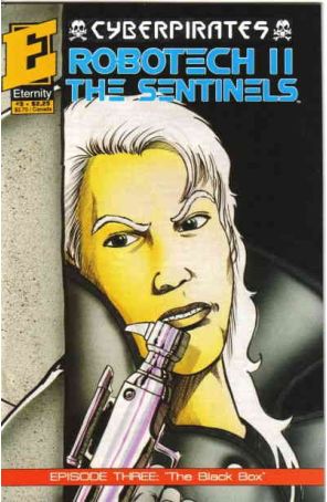 Robotech II: The Sentinels Cyberpirates 3 published by Eternity with cover art by Barry Blair
