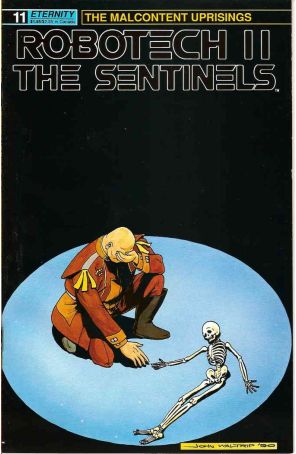 Robotech II: The Sentinels The Malcontent Uprisings 11 published by Eternity with cover art by John Waltrip