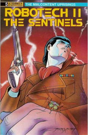 Robotech II: The Sentinels The Malcontent Uprisings 5 published by Eternity with cover art by Jason Waltrip