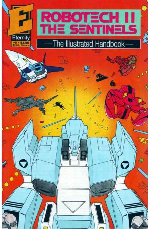 Robotech II: The Sentinels: The Illustrated Handbook 2 published by Eternity with cover art by John Waltrip and Jason Waltrip