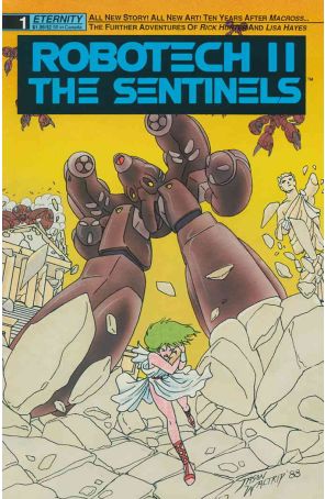 Robotech II: The Sentinels 1 published by Eternity with cover art by Jason Waltrip