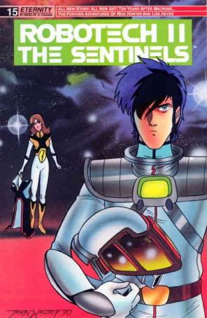 Robotech II: The Sentinels 15 published by Eternity with cover art by Jason Waltrip