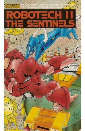 Robotech II: The Sentinels 2 published by Eternity with cover art by John Waltrip