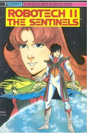 Robotech II: The Sentinels 7 published by Eternity with cover art by Dave Dorman