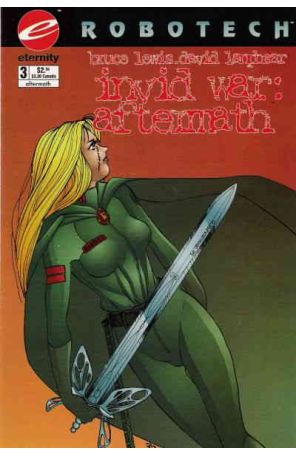 Robotech: Invid War Aftermath 3 published by Eternity with cover art by Bruce Lewis