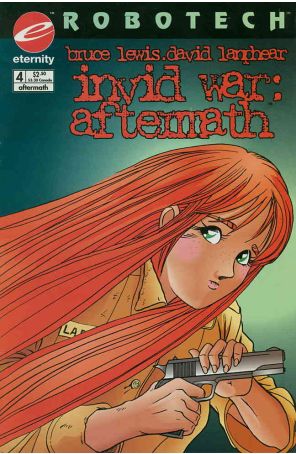 Robotech: Invid War Aftermath 4 published by Eternity with cover art by Bruce Lewis