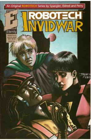 Robotech: Invid War 10 published by Eternity with cover art by Robert Chang