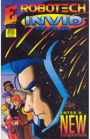 Robotech: Invid War 13 published by Eternity with cover art by Tim Eldred