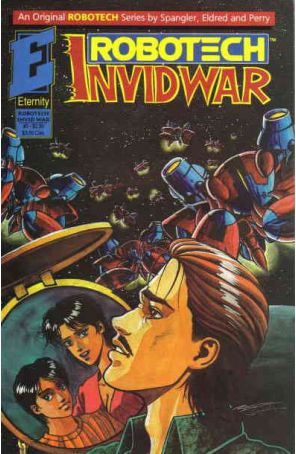 Robotech: Invid War 3 published by Eternity with cover art by Robert Chang