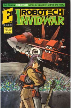Robotech: Invid War 5 published by Eternity with cover art by Robert Chang