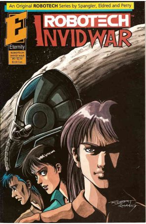 Robotech: Invid War 6 published by Eternity with cover art by Robert Chang