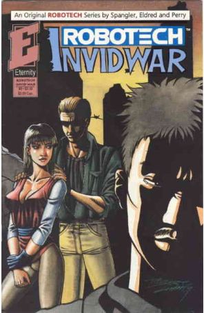 Robotech: Invid War 9 published by Eternity with cover art by Robert Chang
