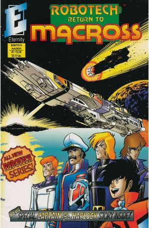 Robotech: Return to Macross 1 published by Eternity with cover art by Mujib Rahiman