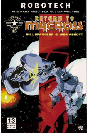 Robotech: Return to Macross 13 published by Academy with cover art by Wes Abbott