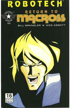Robotech: Return to Macross 16 published by Academy with cover art by Wes Abbott