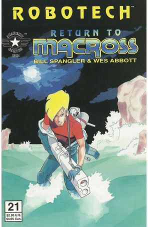 Robotech: Return to Macross 21 published by Academy with cover art by Wes Abbott