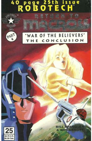Robotech: Return to Macross 25 published by Academy with cover art by Wes Abbott
