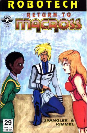 Robotech: Return to Macross 29 published by Academy with cover art by Lani A. Kimmel